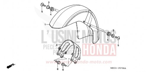 KOTFLUEGEL, VORNE VT750CA6 de 2006